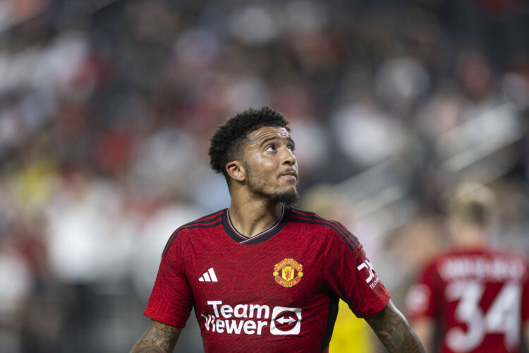 Jadon Sancho - Manchester United - Photo by Icon sport.