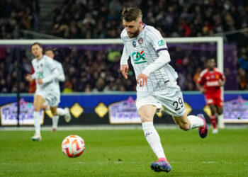 Said HAMULIC of Toulouse FC during the Quarter-Final French Cup match between Toulouse and Rodez at Stadium Municipal on March 1, 2023 in Toulouse, France. (Photo by Pierre Costabadie/Icon Sport)