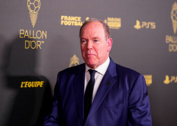 Prince ALBERT II of Monaco during the Ballon Or 2023 Ceremony on October 30, 2023 in Paris, France. (Photo by Hugo Pfeiffer/Icon Sport)