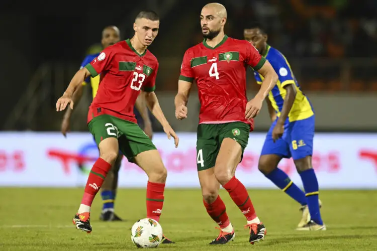 Sofyan Amrabat of Morocco during the 2023 Africa Cup of Nations match between Morocco and Tanzania at Laurent Pokou Stadium in San Pedro, Cote dIvoire on 17 January 2024 - Photo by Icon Sport