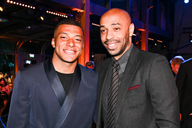 07 Kylian MBAPPE (psg) - Thierry HENRY during the Trophies UNFP ceremony at Pavillon Gabriel on May 15, 2022 in Paris, France. (Photo by Anthony Bibard/FEP/Icon Sport) - Photo by Icon sport