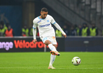 Renan LODI of Olympique de Marseille during the Ligue 1 Uber Eats match between Olympique de Marseille and Stade Rennais Football Club at Orange Velodrome on December 3, 2023 in Marseille, France. (Photo by Christophe Saidi/FEP/Icon Sport)