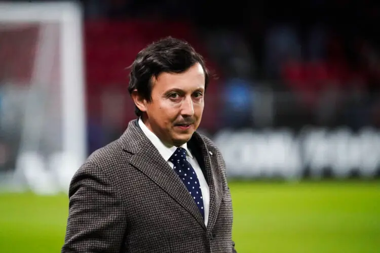 Pablo LONGORIA President of Marseille during the French Cup match between Stade Rennais and Olympique de Marseille at Roazhon Park on January 21, 2024 in Rennes, France. (Photo by Eddy Lemaistre/Icon Sport)