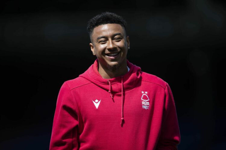 Jesse Lingard of Nottingham Forest laughs before the Premier League match between Crystal Palce and Nottingham Forest at Selhurst Park, London
Picture by Ben Peters/Focus Images Ltd 07502406195
28/05/2023 - Photo by Icon sport