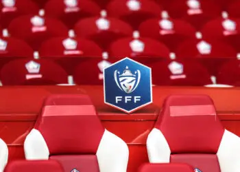 Illustration Logo FFF French Cup prior the French Cup match between LOSC Lille and Golden Lion FC at Stade Pierre-Mauroy on January 6, 2024 in Lille, France. (Photo by Johnny Fidelin/Icon Sport)