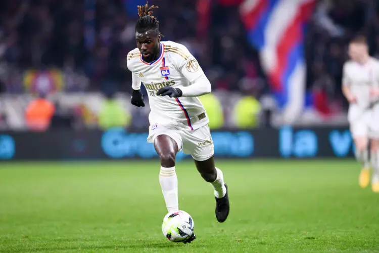 07 Mama BALDE (ol) during the Ligue 1 Uber Eats match between Olympique Lyonnais and Lille Olympique Sporting Club at Groupama Stadium on November 26, 2023 in Lyon, France. (Photo by Philippe Lecoeur/FEP/Icon Sport)