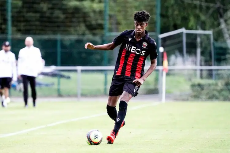 Robson ALVES DE BARROS of OGC Nice Aduring the friendly game between Nice and Bastia on July 16, 2021 in Divonne-les-Bains, France. (Photo by Hugo Pfeiffer/Icon Sport)