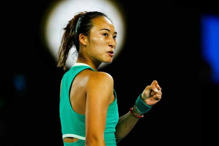 Qinwen Zheng - Open d'Australie - Photo by Icon Sport.