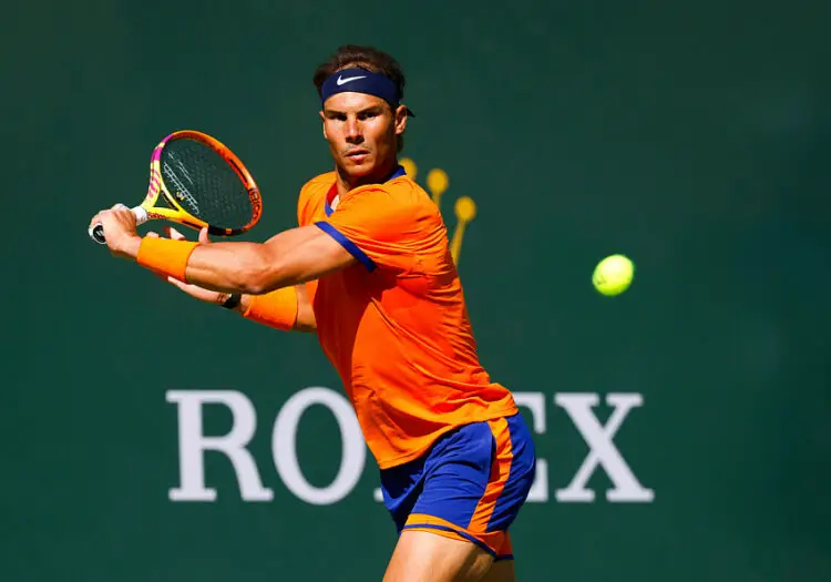 March 20, 2022 Rafael Nadal at Indian Wells - Photo by Icon Sport