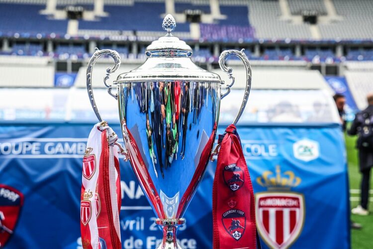 Illustration trophy prior the Final French Gambardella Cup match between Clermont and Monaco at Stade de France on April 29, 2023 in Paris, France. (Photo by Johnny Fidelin/Icon Sport)   - Photo by Icon Sport