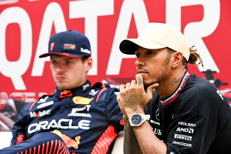 Max Verstappen et Lewis Hamilton
(Photo by Icon Sport)