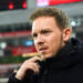 10 February 2024, North Rhine-Westphalia, Leverkusen: Soccer: Bundesliga, Bayer Leverkusen - Bayern Munich, matchday 21 in the BayArena, national coach Julian Nagelsmann before the match. IMPORTANT NOTE: In accordance with the regulations of the DFL German Football League and the DFB German Football Association, it is prohibited to use or have used photographs taken in the stadium and/or of the match in the form of sequential images and/or video-like photo series. Photo: Federico Gambarini/dpa - Photo by Icon Sport   - Photo by Icon Sport