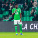 Buduka BATUBINSIKA of Saint Etienne during the Ligue 2 BKT match between Association Sportive de Saint-Etienne and Sporting Club Bastiais at Stade Geoffroy-Guichard on December 19, 2023 in Saint-Etienne, France. (Photo by Romain Biard/Icon Sport)