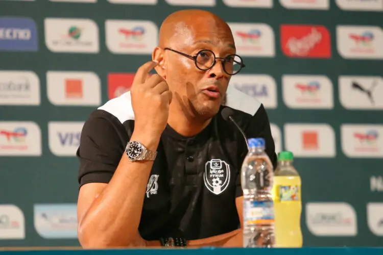 Mauritania head coach Amir Abdou during the 2023 Africa Cup of Nations Press Conference for Mauritania at Palais de la Culture in Abidjan, Cote dIvoire on 28 January 2024 Djaffar Ladjal/Sports Inc - Photo by Icon Sport