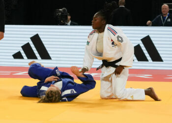 AGBEGNENOU Clarisse of France during the European Judo Championships Individuals 2023 on November 4, 2023 at Sud de France Arena in Montpellier, France. Photo by Laurent Lairys/ABACAPRESS.COM - Photo by Icon sport