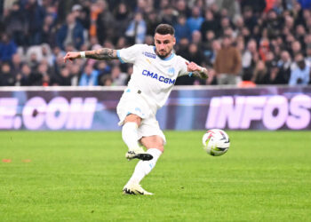 Jonathan CLAUSS of Olympique de Marseille during the Ligue 1 Uber Eats match between Olympique de Marseille and Association Sportive de Monaco Football Club at Orange Velodrome on January 27, 2024 in Marseille, France. (Photo by Anthony Bibard/FEP/Icon Sport)