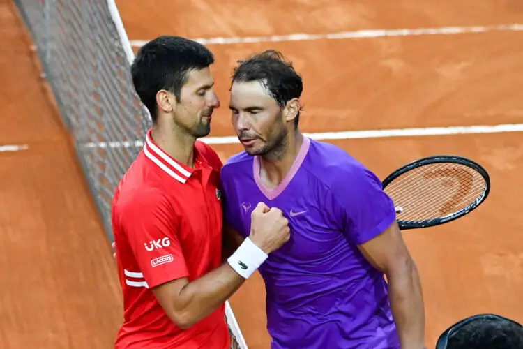 Novak Djokovic et Rafael Nadal
(Photo by Icon Sport)
