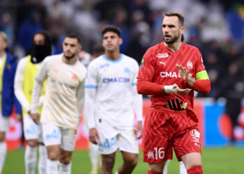 16 Pau LOPEZ (om) during the Ligue 1 Uber Eats match between Olympique de Marseille and Football Club de Metz at Oragne Velodrome, Marseille on February 9, 2024 in Marseille, France. (Photo by Philippe Lecoeur/FEP/Icon Sport)