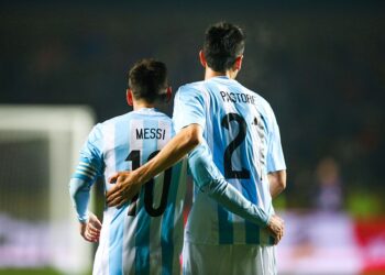 Lionel Messi / Javier Pastore - Photo by Icon Sport