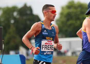 Mehdi FRERE and Jimmy GRESSIER - 5000 m during the French Championship on June 26, 2021 in Angers, France. (Photo by Stadion-Actu/Icon Sport)   - Photo by Icon Sport