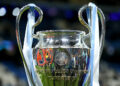 A general view of the UEFA Champions League trophy on display ahead of the UEFA Champions League Group G match at the Etihad Stadium, Manchester. Picture date: Tuesday November 7, 2023. - Photo by Icon sport   - Photo by Icon Sport