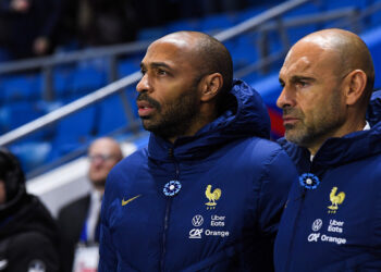 Thierry Henry et Gérald Baticle
(Photo by Icon Sport)