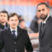 Pablo LONGORIA (Président de l'Olympique de Marseille) et Mehdi Benatia (Directeur sportif de l'Olymique de Marseille) - Photo by Icon Sport