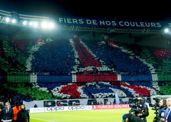 Les supporters du Paris SG - Photo by Icon Sport