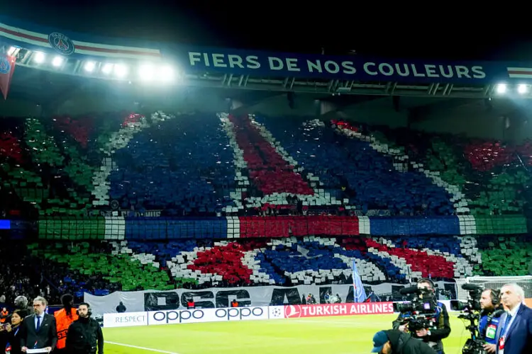 Les supporters du Paris SG - Photo by Icon Sport