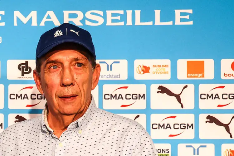 Jean-Louis GASSET (Entraîneur de l'Olympique de Marseille) - Photo by Icon Sport