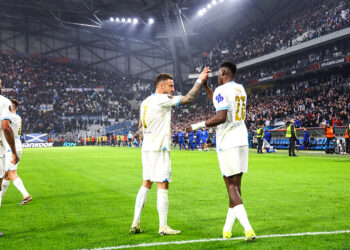 Ismaila SARR et Jonathan CLAUSS (Olympique de Marseille) - Photo by Icon Sport