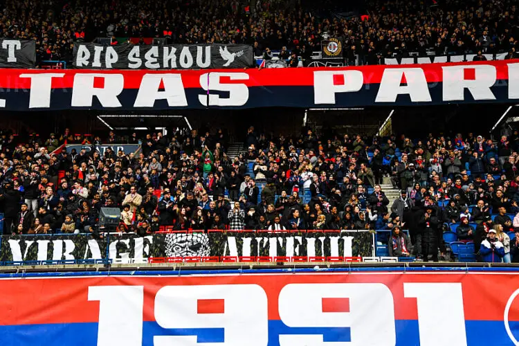 A general view of the Parc des Princes during the Ligue 1 football match between Paris Saint-Germain and Stade Rennais at the Parc des Princes stadium in Paris, France on February 25, 2024. Photo by Lionel Urman/ABACAPRESS.COM - Photo by Icon Sport   - Photo by Icon Sport