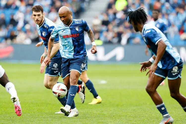 Andre AYEW  - Le Havre (Photo by Loic Baratoux/FEP/Icon Sport)