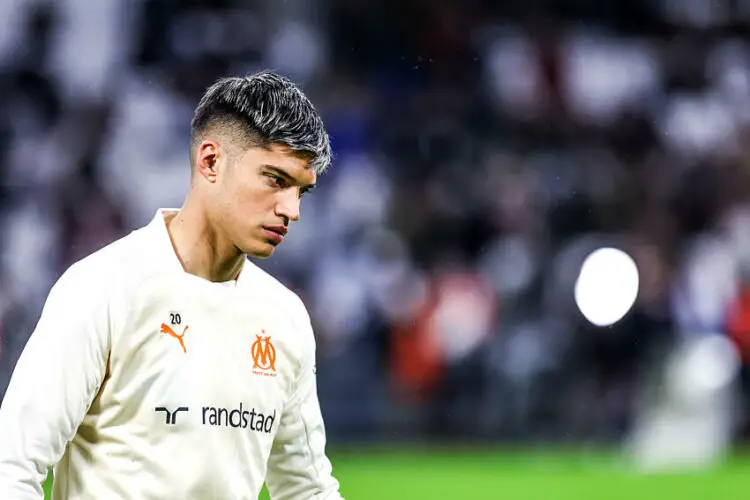 Joaquin CORREA of Marseille prior the Ligue 1 Uber Eats match between Marseille and Nantes at Stade Orange Velodrome on March 10, 2024 in Marseille, France.(Photo by Johnny Fidelin/Icon Sport)   - Photo by Icon Sport