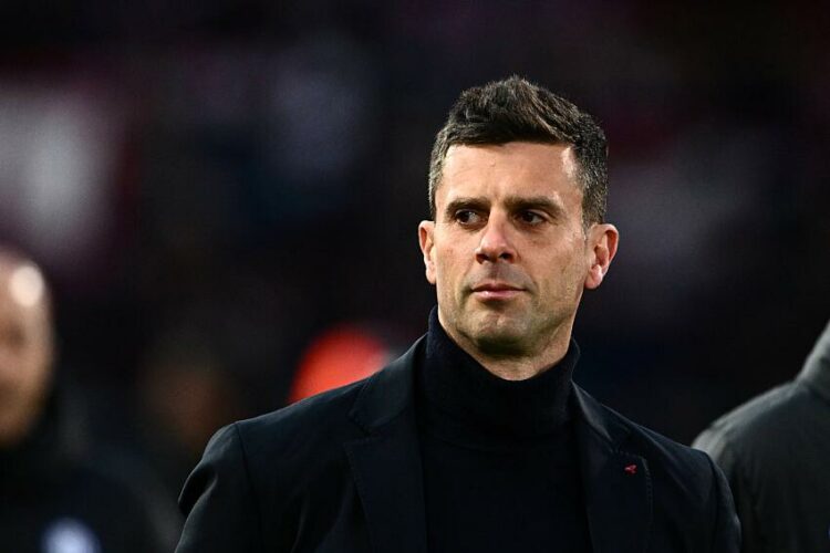 Thiago Motta head coach of Bologna FC looks on during the Serie A match between Bologna FC and FC Internazionale at Stadio Renato Dall'Ara Bologna Italy on 09 March 2024. (Photo Nicola Ianuale)  FOT. SPORTPHOTO24/NEWSPIX.PL ENGLAND OUT --- Newspix.pl   - Photo by Icon Sport