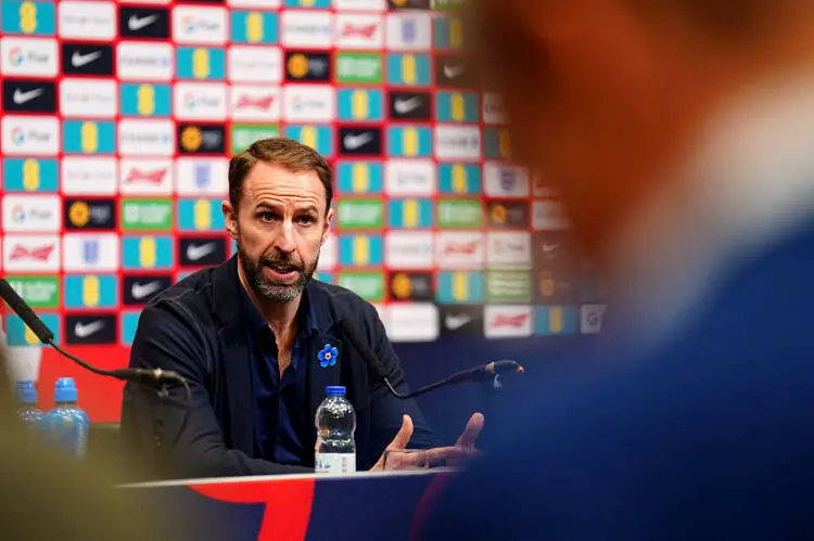 England manager Gareth Southgate during a squad announcement at Wembley Stadium, London. Picture date: Thursday March 14, 2024. Photo by Icon Sport   - Photo by Icon Sport
