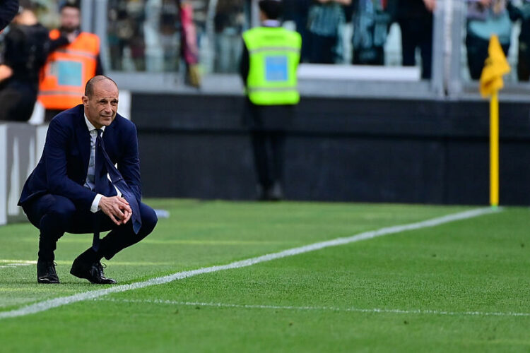 Juventus's head coach Massimiliano Allegri  during the Serie A soccer match between Juventus and Genoa at the Allianz Stadium in Torino, north west Italy - Sunday, March 17, 2024. Sport - Soccer . (Photo by Marco Alpozzi/Lapresse)   - Photo by Icon Sport
