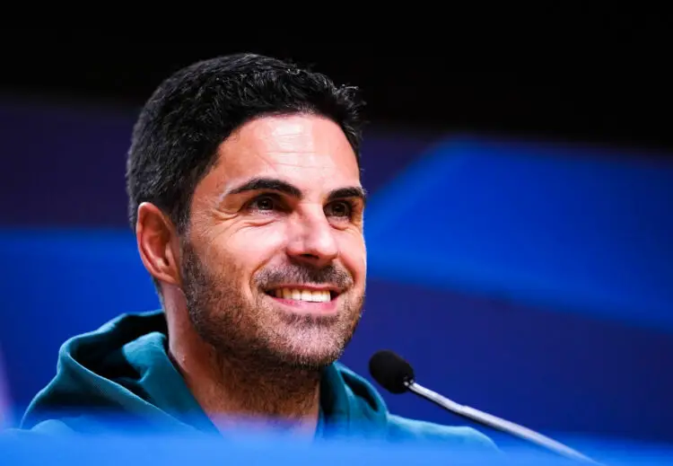 Arsenal manager Mikel Arteta during a press conference at Estadio do Dragao, Portugal. Picture date: Tuesday February 20, 2024. - Photo by Icon Sport