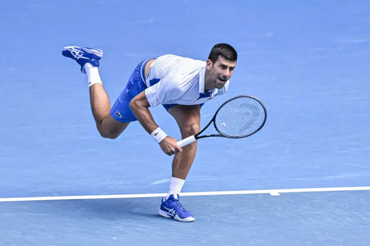 Novak Djokovic during the Australian Open AO 2024 Grand Slam tennis tournament at Melbourne Park in Melbourne, Australia, on January 26, 2024. Photo by Victor Joly/ABACAPRESS.COM - Photo by Icon Sport