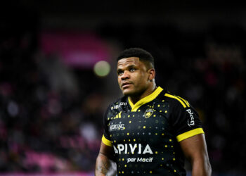 Jonathan DANTY of La Rochelle  during the Top 14 match between Stade Francais Paris and Stade Rochelais at Stade Jean Bouin on December 23, 2023 in Paris, France. (Photo by Sandra Ruhaut/Icon Sport)