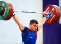 Romain Imadouchene, FRA, during 2017 European Weightlifting Championships -85 kg in Split; 06/04/2017  - Photo : Schreyer / Icon Sport   - Photo by Icon Sport