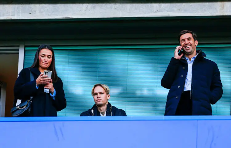Mykhaylo Mudryk watches on during the Premier League match between Chelsea and Crystal Palace at Stamford Bridge, London Picture by Darren Woolley/Focus Images Ltd 07590188758 15/01/2023 - Photo by Icon sport   - Photo by Icon Sport
