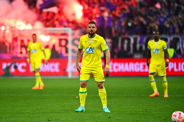 Andy DELORT of Nantes during the Final French Cup 2023 match between Nantes and Toulouse at Stade de France on April 29, 2023 in Paris, France. (Photo by Anthony Dibon/Icon Sport)   - Photo by Icon Sport