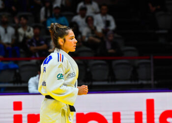 Blandine PONT of France during the Day 1 of the Judo World Championship on May 7, 2023 in Doha, Qatar. (Photo by Nikola Krstic/Icon Sport)   - Photo by Icon Sport