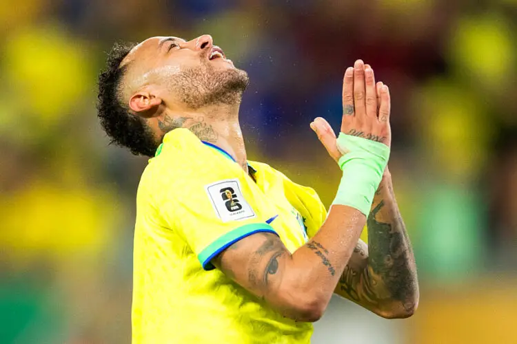 Neymar  sous le maillot du Brésil - Photo by Icon
