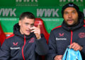 Florian Wirtz (Leverkusen) et Jonathan Tah (Leverkusen) - Photo by Icon Sport