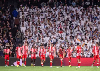 Les joueurs d'Almeria le 21/01/2024 à Madrid face au Real  - Photo by Icon Sport