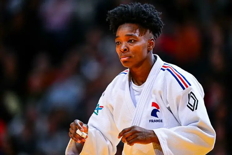 Audrey TCHEUMEO of France during the Paris Grand Slam 2024, Day 3 at AccorHotels Arena on February 4, 2024 in Paris, France. (Photo by Baptiste Fernandez/Icon Sport)   - Photo by Icon Sport