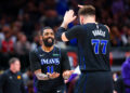 Kyrie Irving, Luka Doncic - Photo by Icon Sport