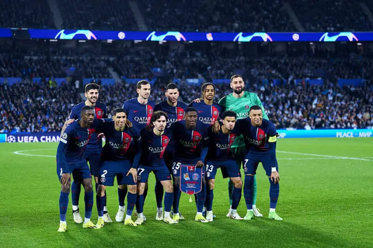 L'équipe du PSG - Photo by Icon Sport